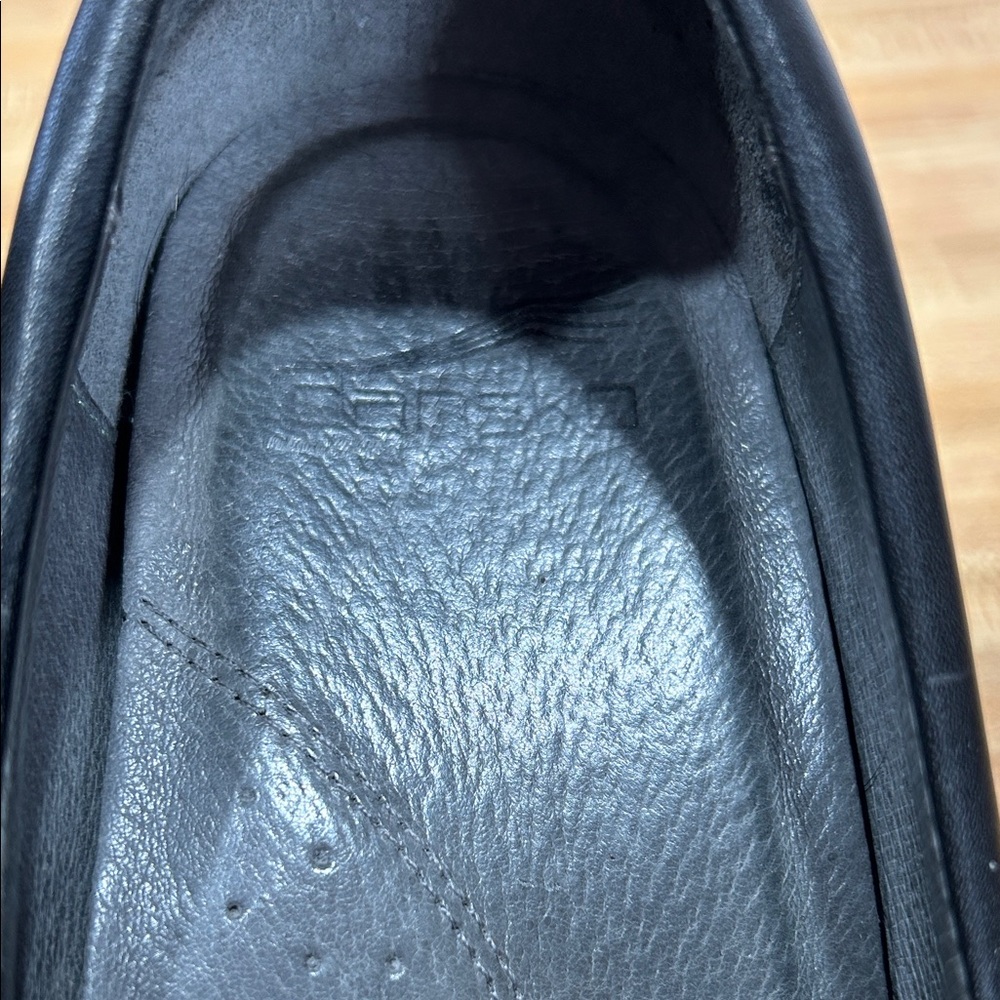 Dansko Black Leather Clogs - Picture 2 of 5
